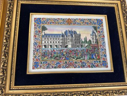 Jean GRADASSI (1907-1989).
Suite of 3 framed...