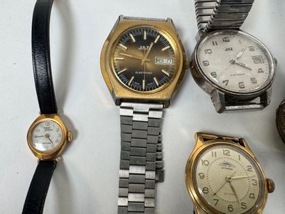 JAZ - AURORE WATCH - etc...
6 wristwatches,...