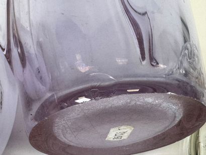 Two free-form crystal and glass voids and...