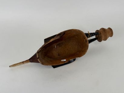 GOURO, COTE D'IVOIRE, XXe.
Masque en bois...