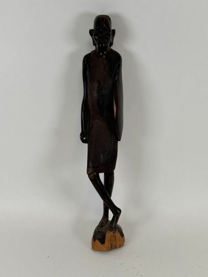 MASSAI, Kenya, XXe.
Grand personnage guerrier...