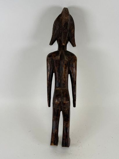 BAMBARA, MALI, XXe.
Grand personnage en bois...