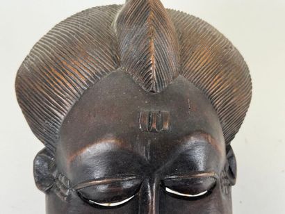 BAOULE, COTE D'IVOIRE, XXe.
Masque-portrait...