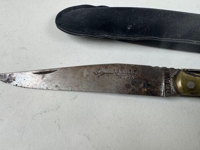 G. DAVID.
Laguiole knife in horn and metal.
L....