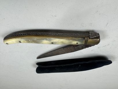 G. DAVID.
Laguiole knife in horn and metal.
L....