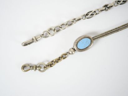 Set of three silver chatelaines.
A silver...