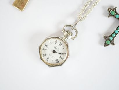 Costume jewelry set including: cross-pendant,...