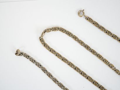 Costume jewelry set including: mounted agate...