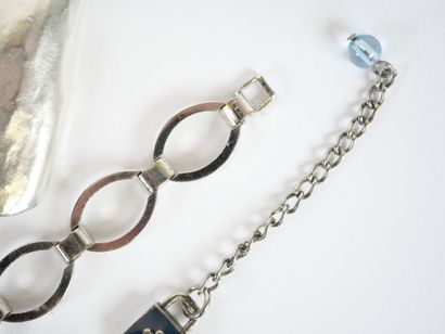 Set of costume jewelry including bracelets,...