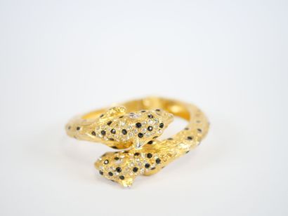 In the CARTIER taste. 
Articulated bracelet...
