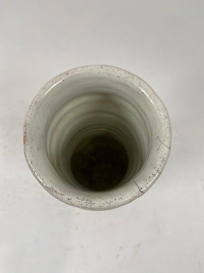 ESPAGNE, TALAVERA, XVIIIe.
Paire d'albarelli...