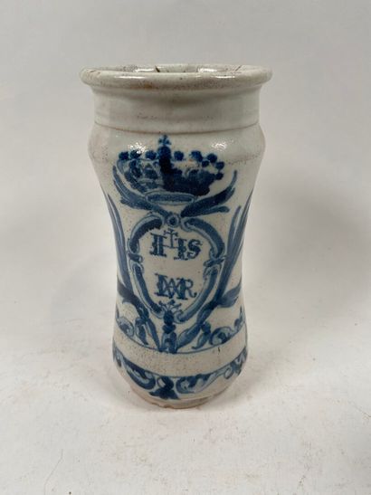 ESPAGNE, TALAVERA, XVIIIe.
Paire d'albarelli...
