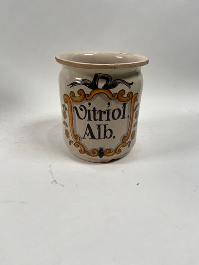 Espagne, CATALOGNE, XVIIIe.
Lot de deux pots...