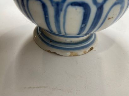 ITALIE, NOVE, XVIIIe.
Paire d'albarelli à...