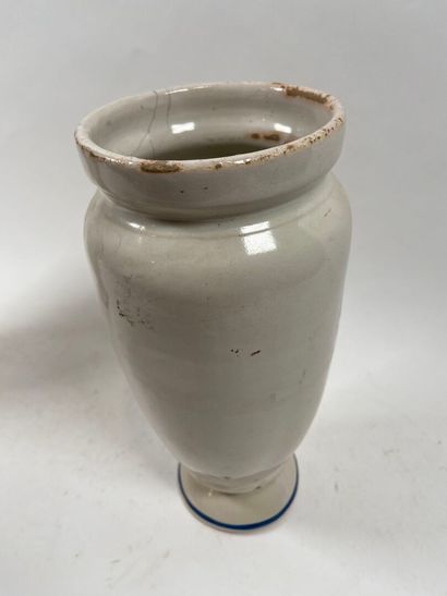 ESPAGNE, BARCELONE, XIXe.
Lot de deux pots...