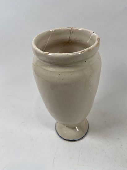 ESPAGNE, BARCELONE, XIXe.
Lot de deux pots...
