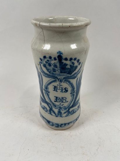 ESPAGNE, TALAVERA, XVIIIe.
Paire d'albarelli...