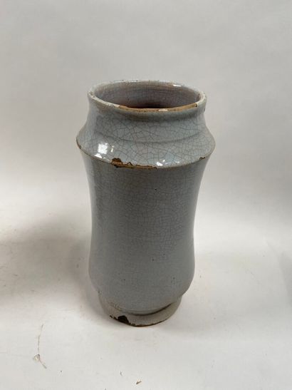 Espagne, CATALOGNE, XVIIIe.
Lot de deux pots...