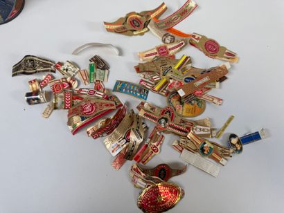 Collection de bagues de cigares.
(usures...