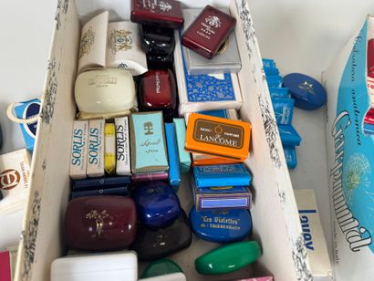 Important collection of hotel soaps including...
