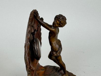 Regula watch holder featuring a young boy...
