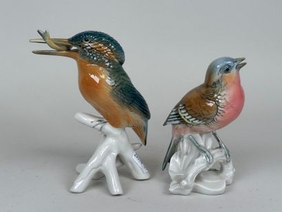 Karl ENS (1802-1865), after.
Two birds in...