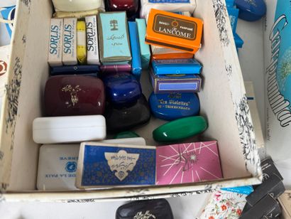Important collection of hotel soaps including...