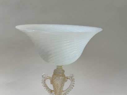 MURANO, 20th century.
Large circular bowl...