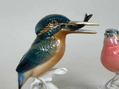 Karl ENS (1802-1865), after.
Two birds in...
