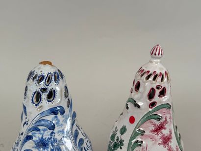 Nevers et Sceaux.
Deux sucriers en faïence...