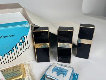Important collection of hotel soaps including...