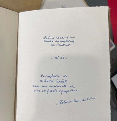 [dispatch] Robert Houdelot, 4 volumes. 
Silence...