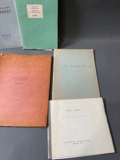 [Philippe Chabaneix, 7 volumes:
Musiques...