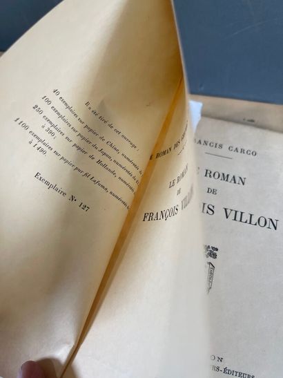 [Carco, 14 volumes:
Morsure. 1/200 alfa....