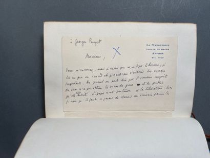 [Autographs] Henri Duvernois, 3 large, well-bound...