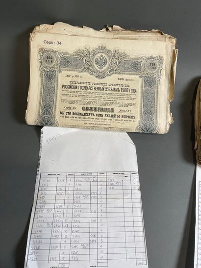 [Russian loans] Large lot (approx. 200, number...