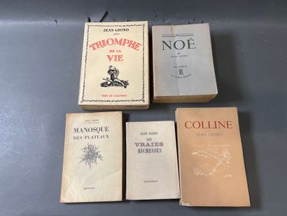 Jean Giono, 5 volumes :
les vraies richesses....