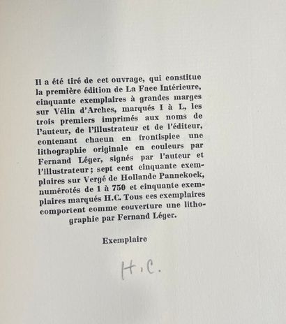 [Envoi] Tristan Tzara, La Face Intérieure....