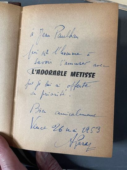 [Albert Paraz, lot of 5 books:
le lac des...