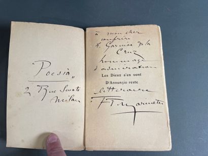 [Envoi] F.T. Marinetti, Les Dieux s'en vont,...