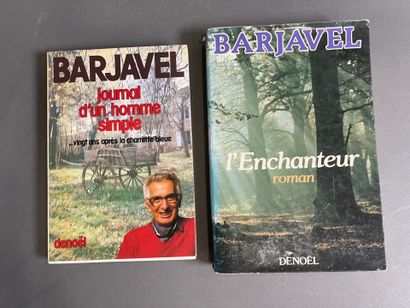[Envoi, dessin] René Barjavel, two novels...