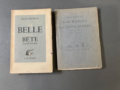 [Envoi] Jean Cocteau, 2 volumes: 
La belle...