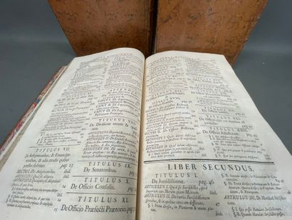[Droit] Pandectae Justinianeae. 
Lyon, Bernuset,...