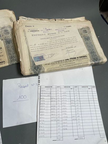 [Russian loans] Large lot (approx. 200, number...