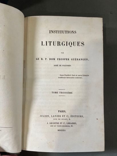 Dom Prosper Guéranger, abbé de Solesmes,...