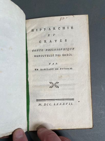 Charles Dantal, Hipparchie et Cratès. Conte...
