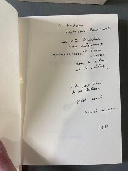 [Envoi] François Weyergans, 6 volumes with...