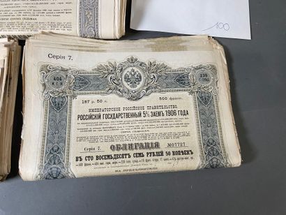 [Russian loans] Large lot (approx. 200, number...