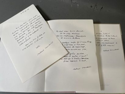 [dispatch] Robert Houdelot, 4 volumes. 
Silence...