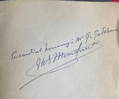 [Envoi] Henri de Monfreid, 5 vol. 
l'ornière....